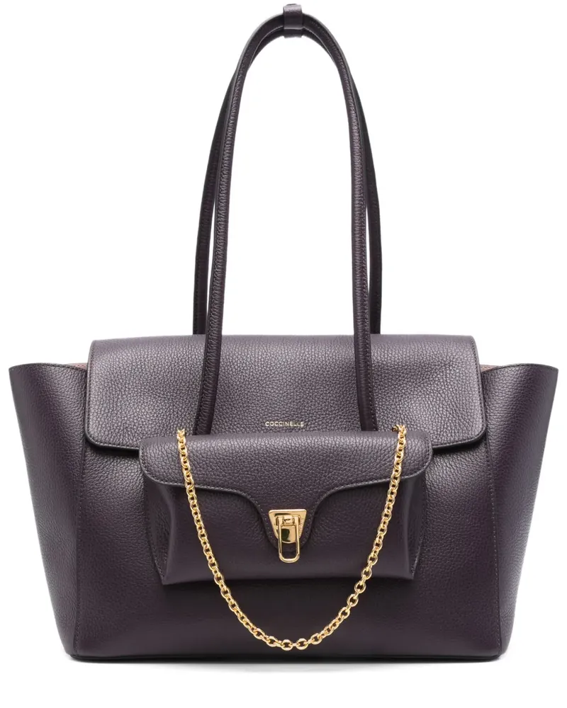 Coccinelle Handtasche mit Zierkette - Violett Violett