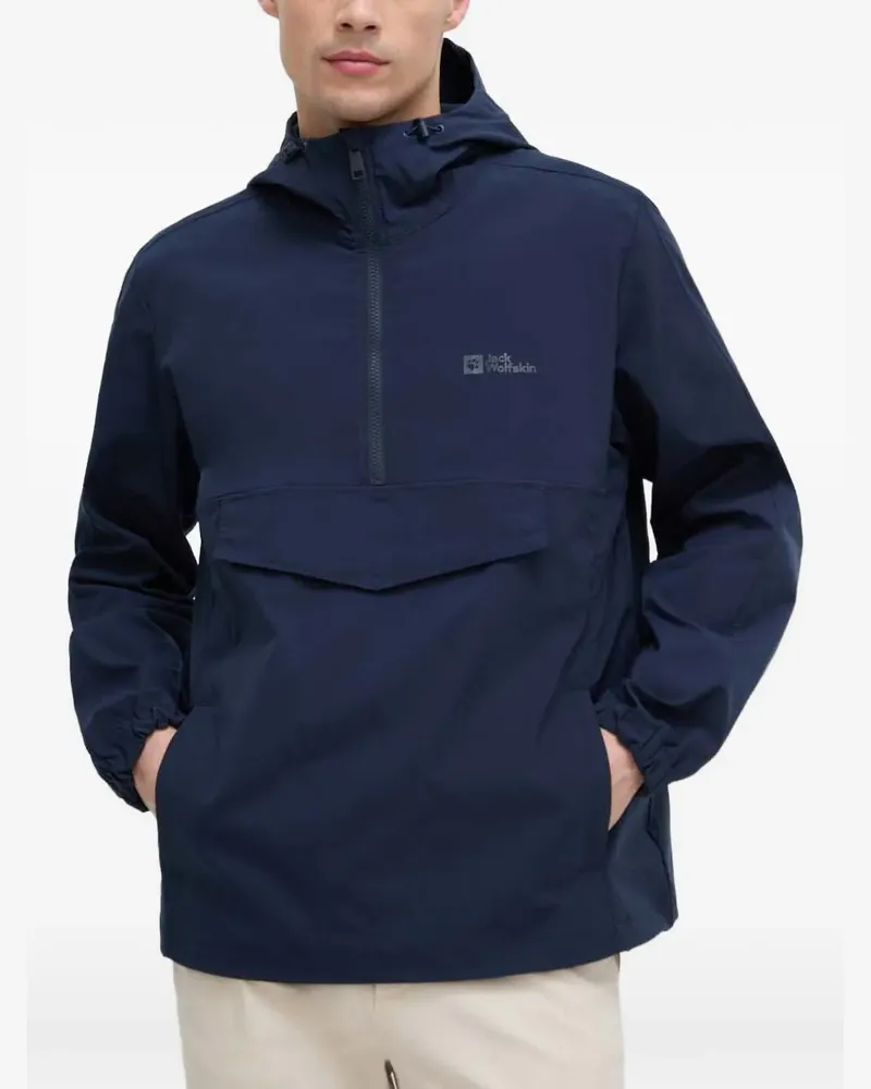 Jack Wolfskin Desert WInd hooded zip jacket - Blau Blau