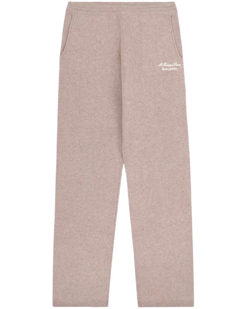 SPORTY & RICH Faubourg Jogginghose aus Kaschmir - Nude Nude