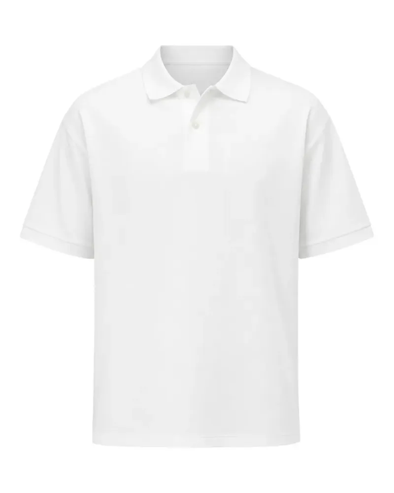 Handvaerk short-sleeve polo shirt - Weiß Weiß
