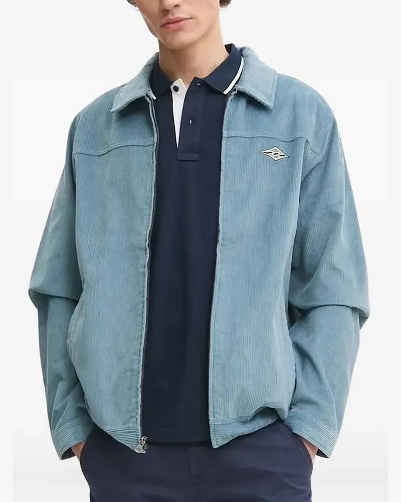 Billabong Cordjacke mit Logo-Stickerei - Blau Blau