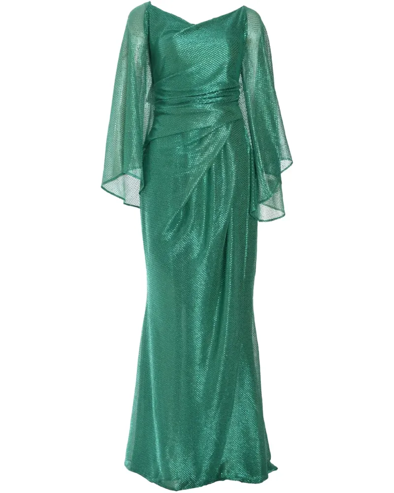 Talbot Runhof Voile Meerjungfrauenkleid - Grün Grün
