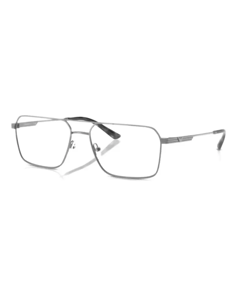 Emporio Armani square-frame glasses - Grau Grau