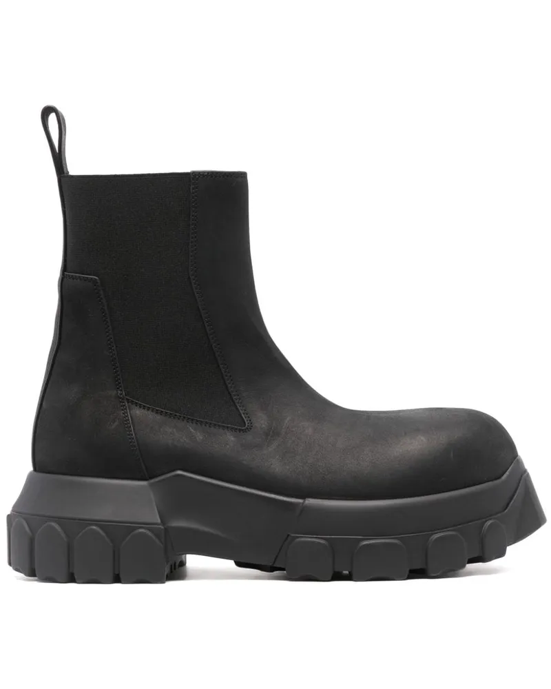 Rick Owens Beatle Bozo Tractor Stiefel Schwarz