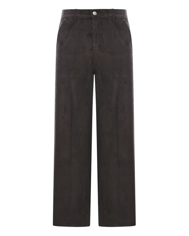 AMI Paris Hose aus Cord - Grau Grau