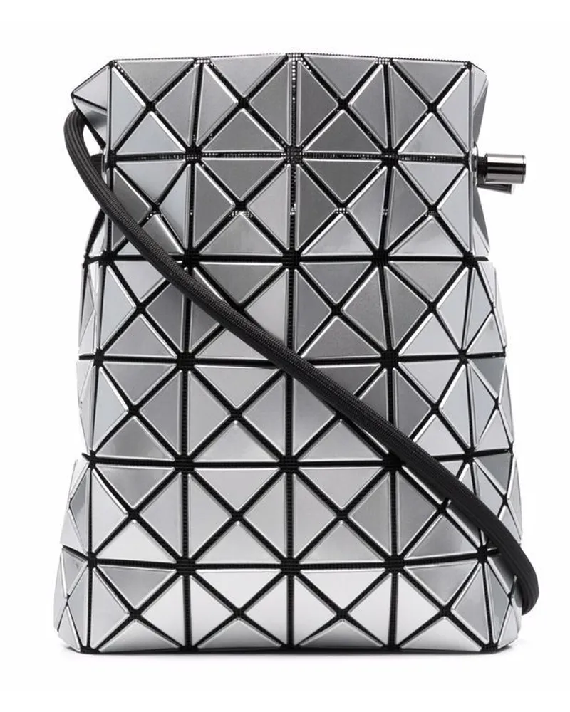 Issey Miyake Kleine Wring Beuteltasche Grau