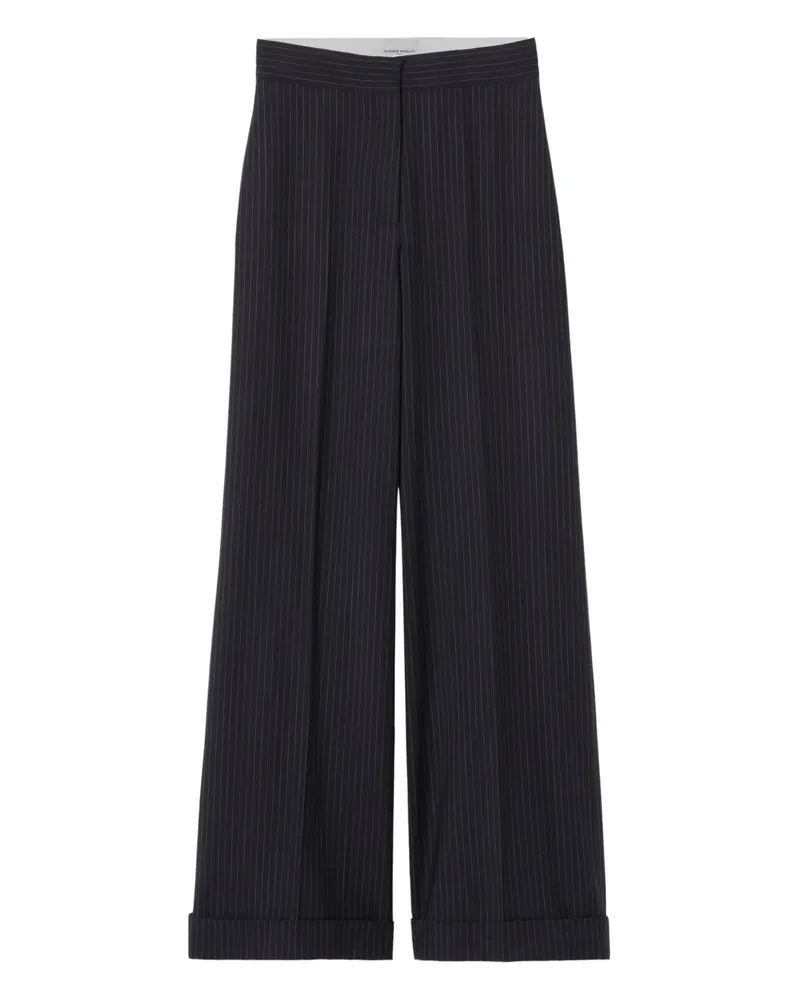 Claudie Pierlot Hose mit Nadelstreifen - Blau Blau