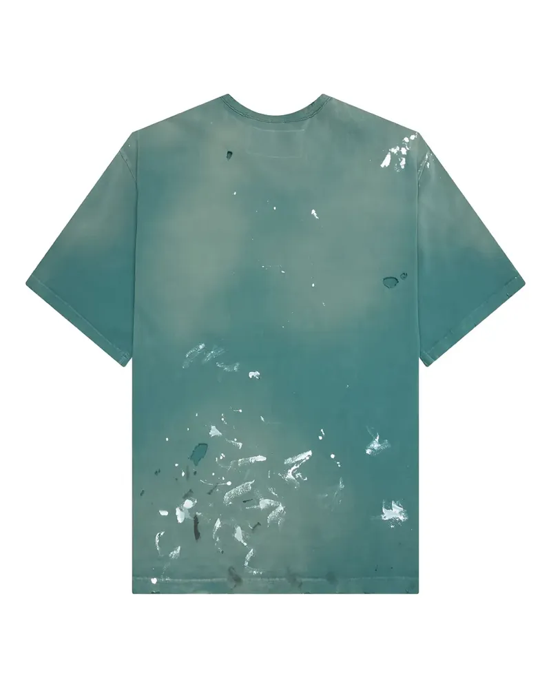 Neighborhood Savage T-Shirt mit Farbklecks-Print - Grün Grün