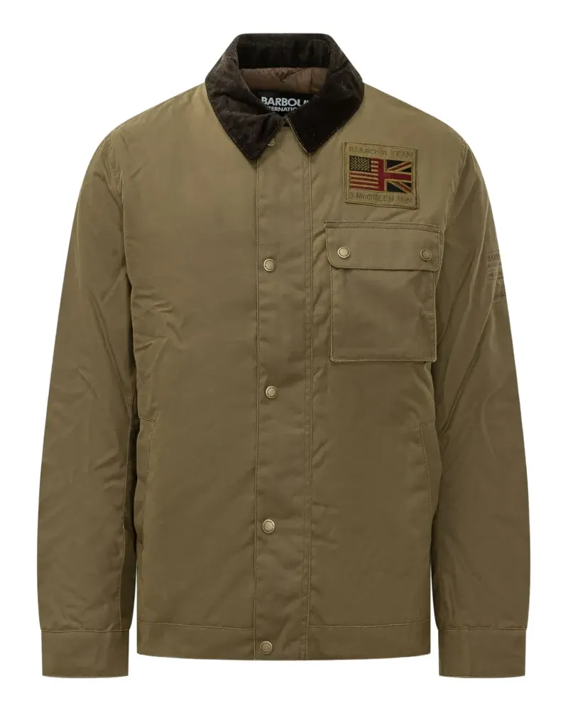 Barbour Gewachste Workers Jacke - Grün Grün