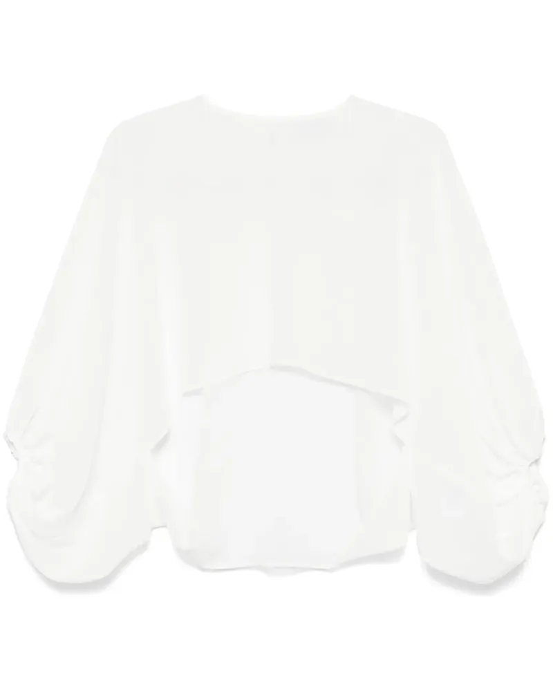 Patrizia Pepe Georgette-Bluse - Weiß Weiß