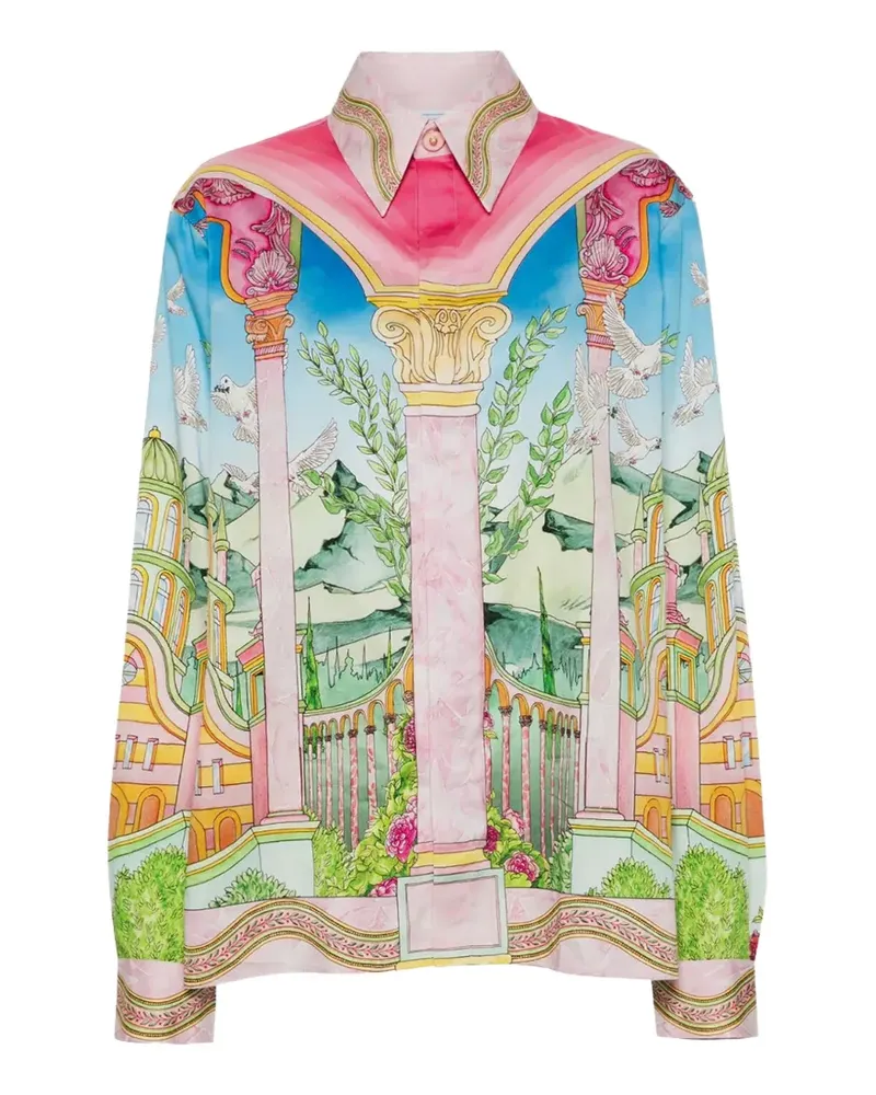 Casablanca Paris Le Jardin Ideal Hemd - Rosa Rosa