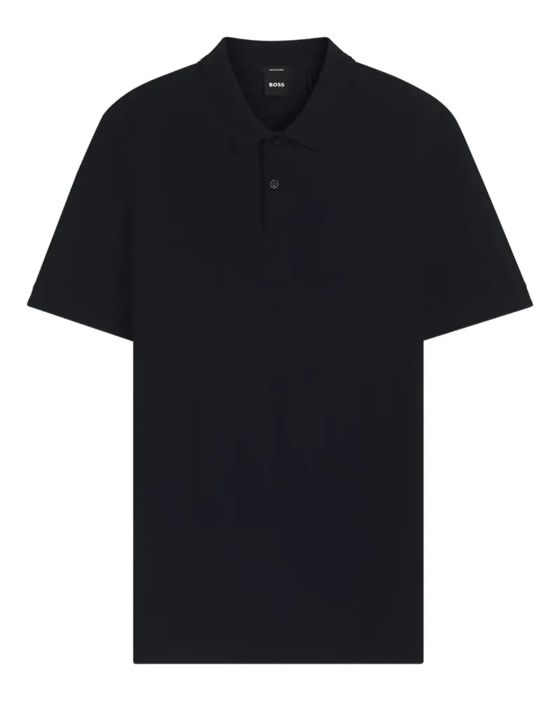 HUGO BOSS Poloshirt mit kurzen Ärmeln - Blau Blau