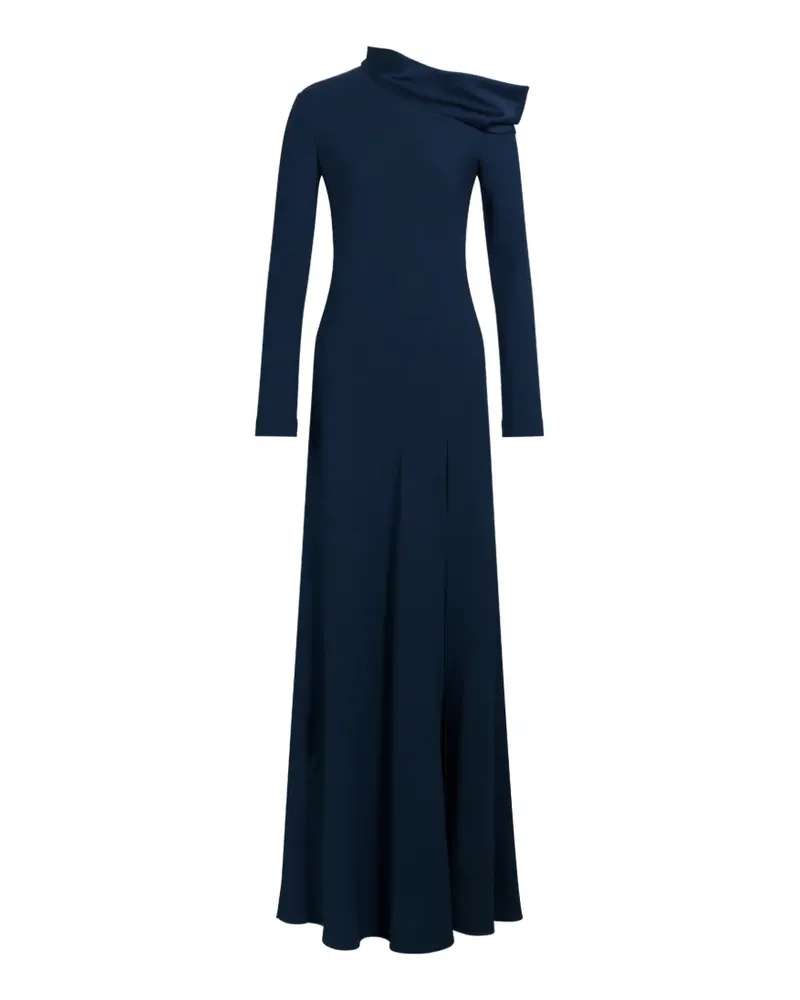 Alberta Ferretti Drapierte One-Shoulder-Robe - Blau Blau