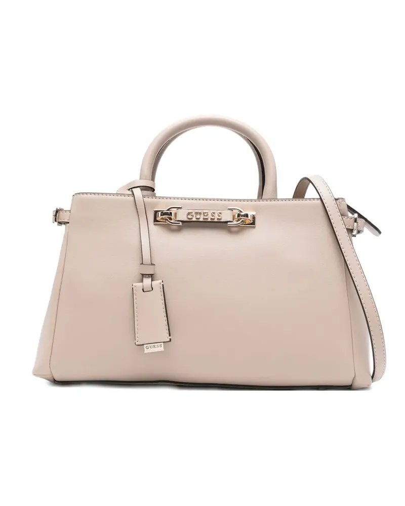 Guess Tote Bag mit doppeltem Henkel - Nude Nude