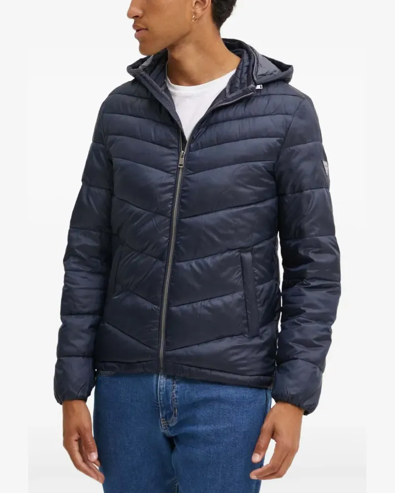 Guess Kapuzenjacke mit Reißverschluss - Blau Blau