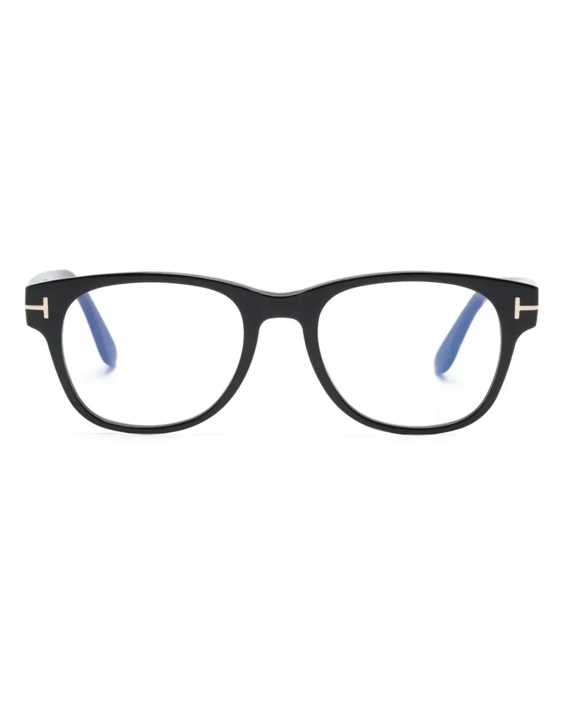 Tom Ford FT5898B Brille mit rundem Gestell - Schwarz Schwarz