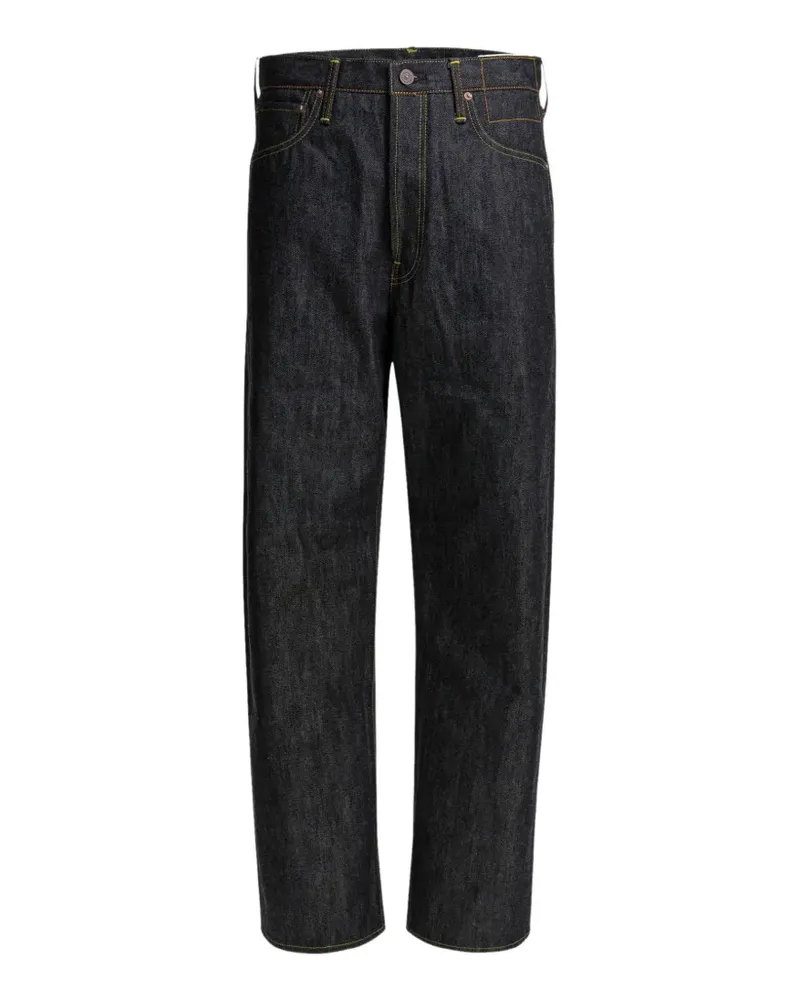 Visvim Social Sculpture jeans - Blau Blau