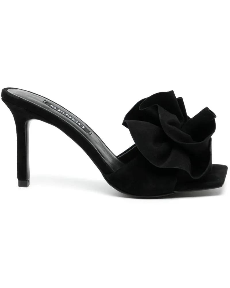 SENSO Harlow Mules 100mm - Schwarz Schwarz
