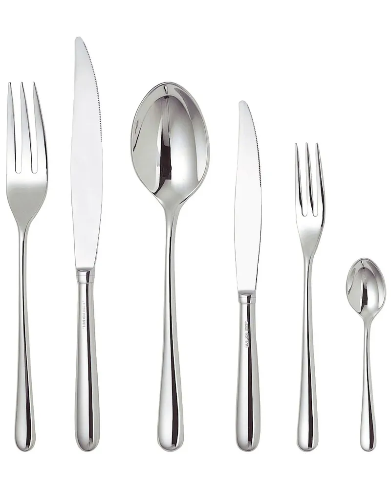 Alessi Silberbesteck-Set für eine Person Silber