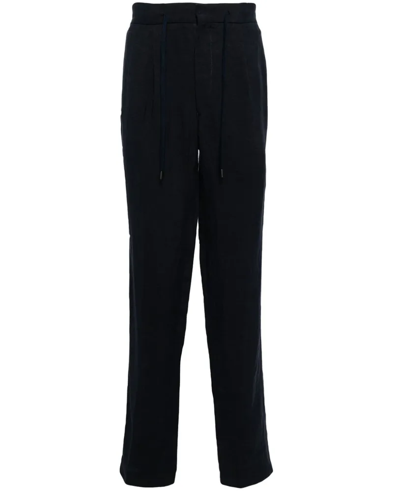 N.Peal Sorrento Leinenhose mit Kordelzug - Blau Blau
