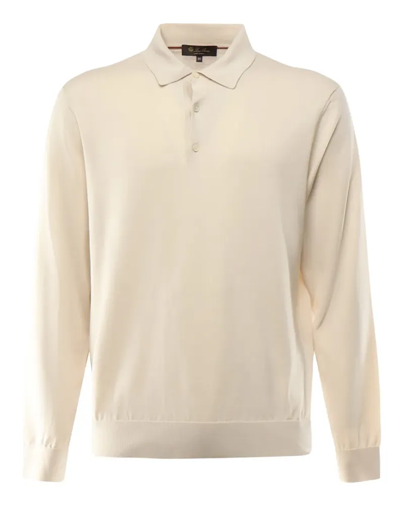 Loro Piana Klassisches Poloshirt - Nude Nude