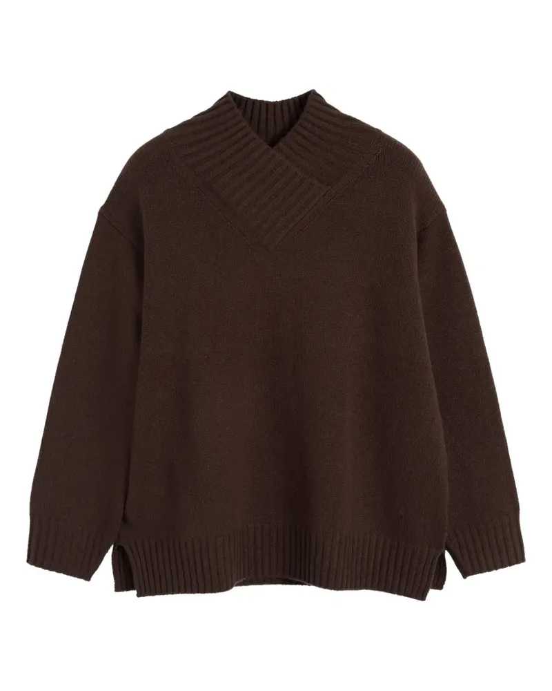 Chinti & Parker Gerippter Kaschmirpullover - Braun Braun