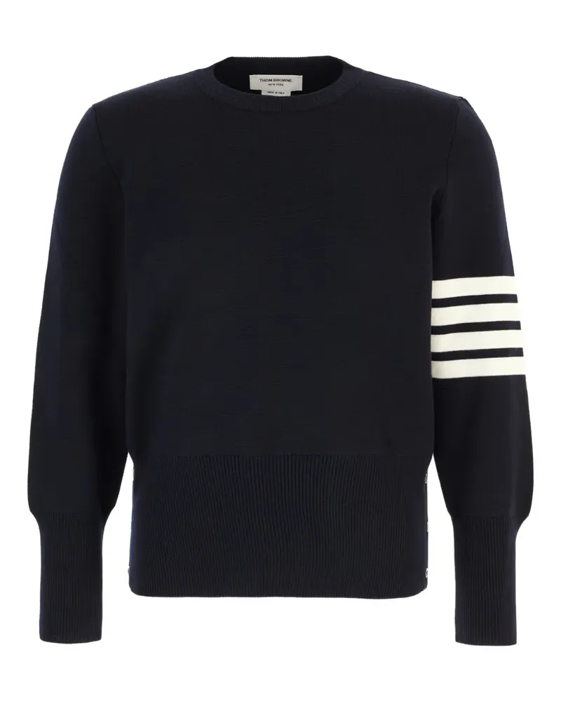 Thom Browne Pullover mit Logo-Streifen - Blau Blau