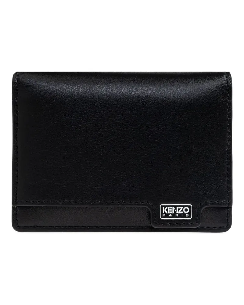 Kenzo logo plaque cardholder - Schwarz Schwarz
