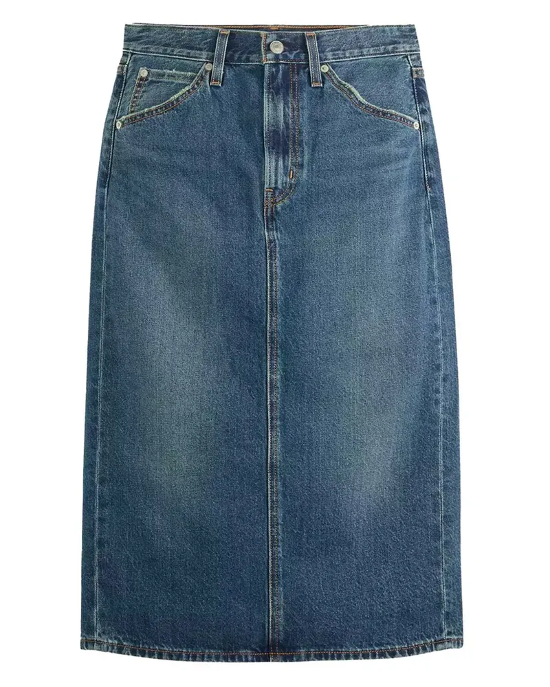 Levi's Jeans-Midirock mit Schlitz - Blau Blau