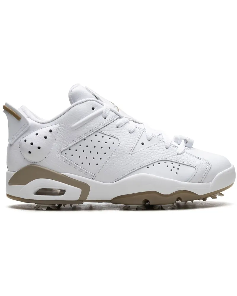 Jordan Air  6 Low Golf "White/Khaki" Sneakers - Weiß Weiß