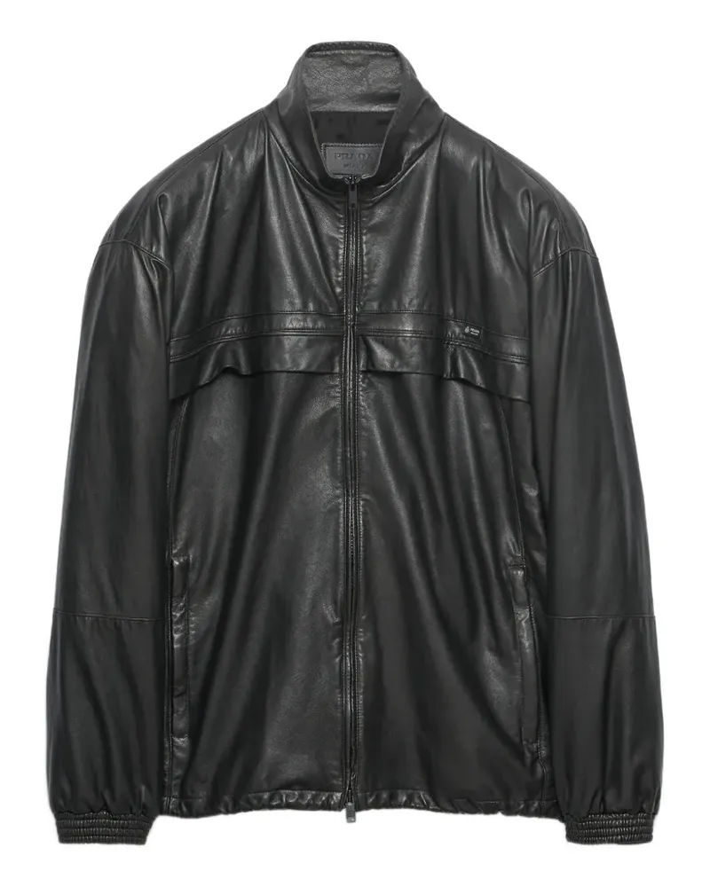 Prada nappa leather jacket - Schwarz Schwarz