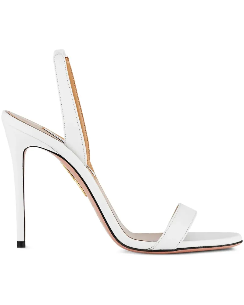 Aquazzura So Nude Sandalen 105mm - Weiß Weiß