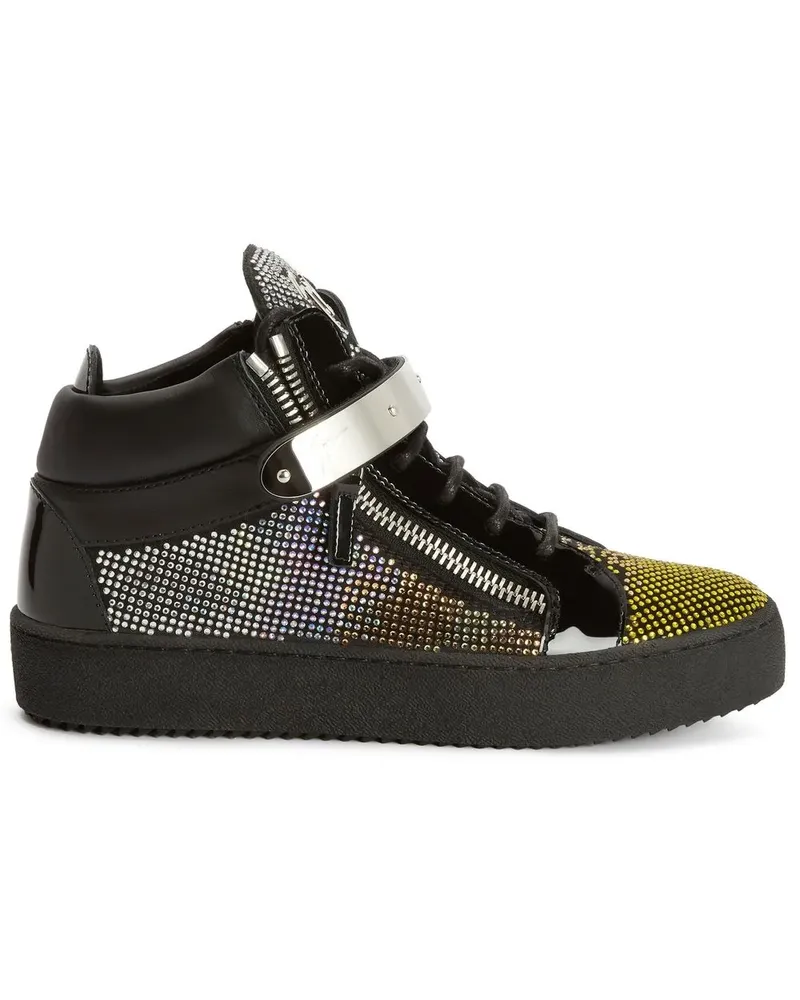 Giuseppe Zanotti Coby High-Top-Sneakers - Schwarz Schwarz