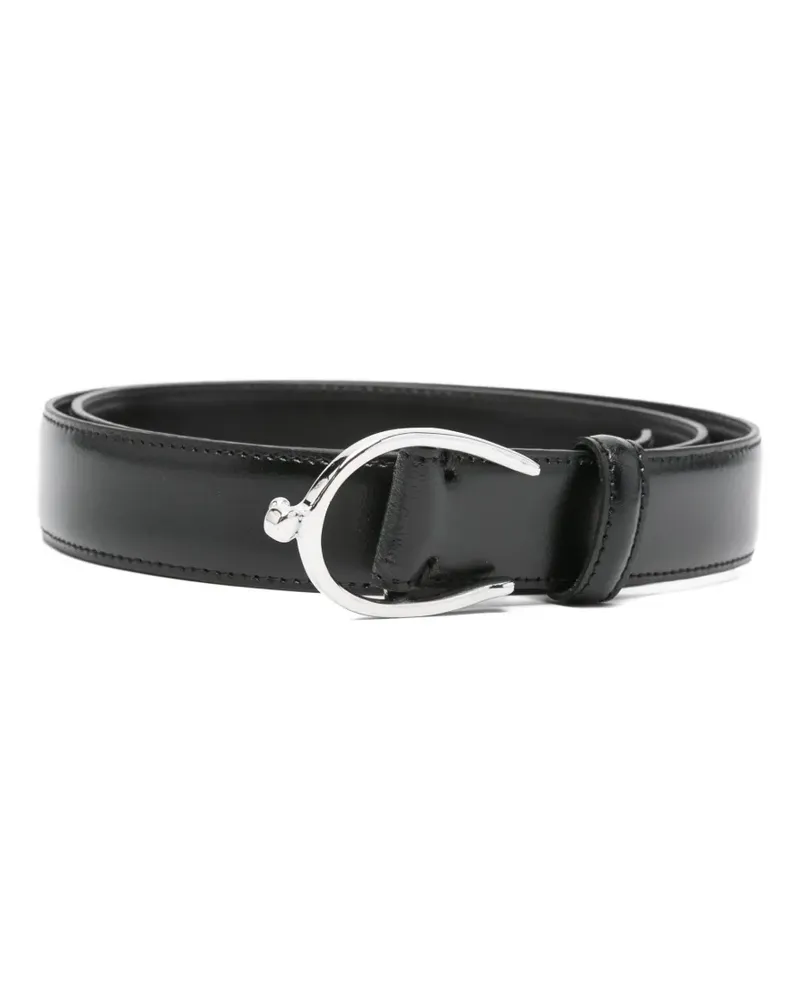 Briglia 1949 leather belt - Schwarz Schwarz