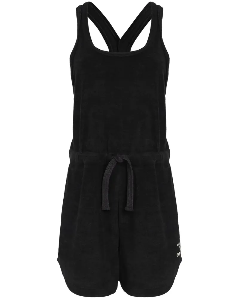 Osklen Frottee-Playsuit - Schwarz Schwarz