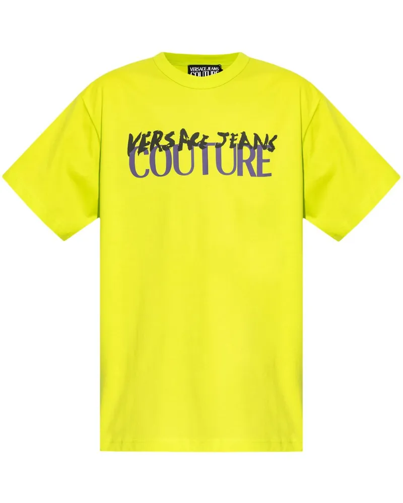 Versace Jeans Klassisches T-Shirt - Gelb Gelb