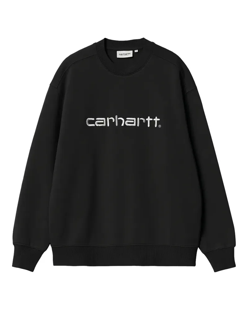Carhartt WIP Sweatshirt mit Logo-Stickerei - Schwarz Schwarz