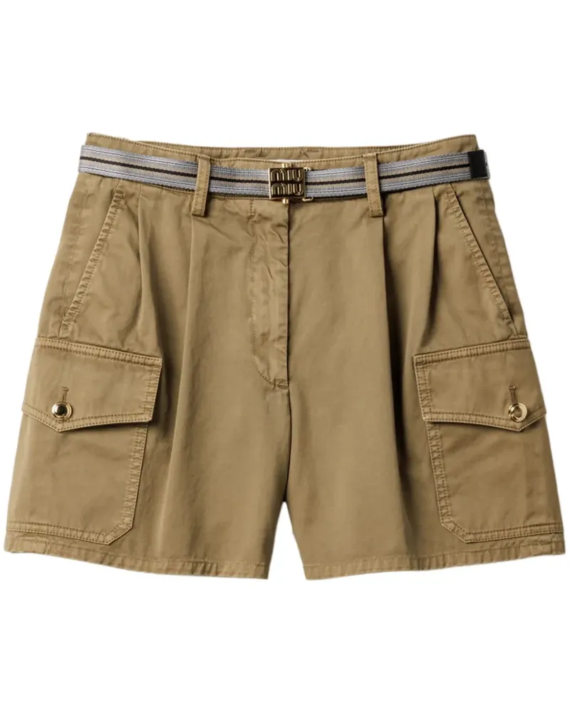 Miu Miu Klassische Shorts - Grün Grün