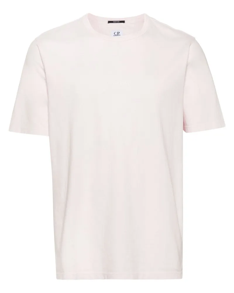 C.P. Company T-Shirt mit Logo-Print - Rosa Rosa