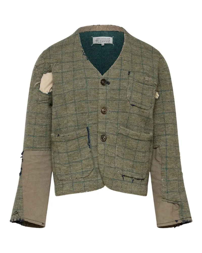 Maison Margiela Cardigan aus Schurwolle - Grün Grün
