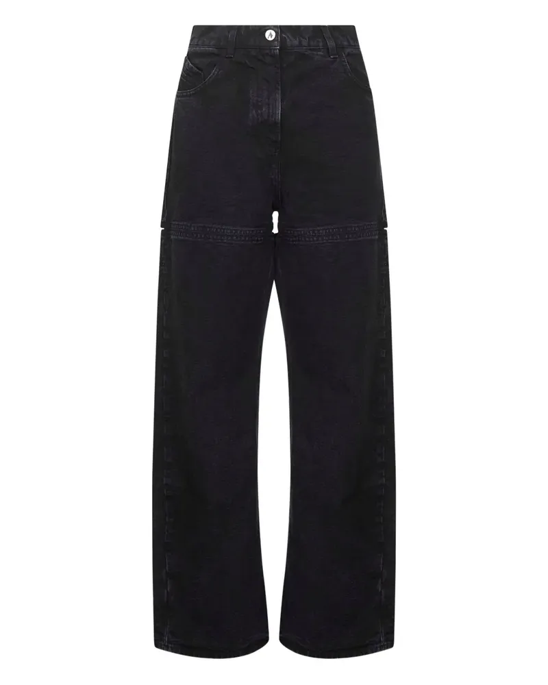ATTICO Jeans mit Cut-Outs - Schwarz Schwarz
