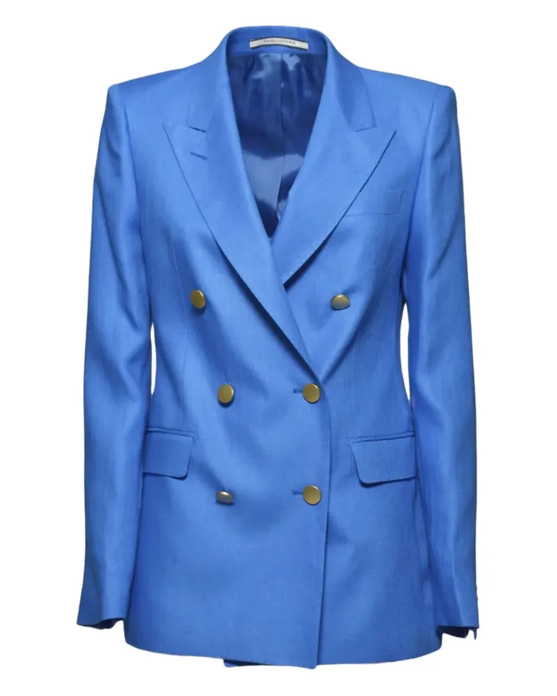 Tagliatore Doppelreihiges Sakko - Blau Blau