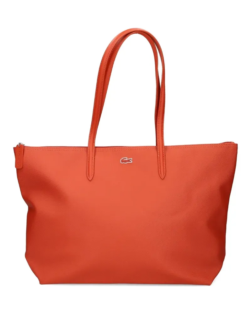 Lacoste Shopper mit Logo-Patch - Orange Orange