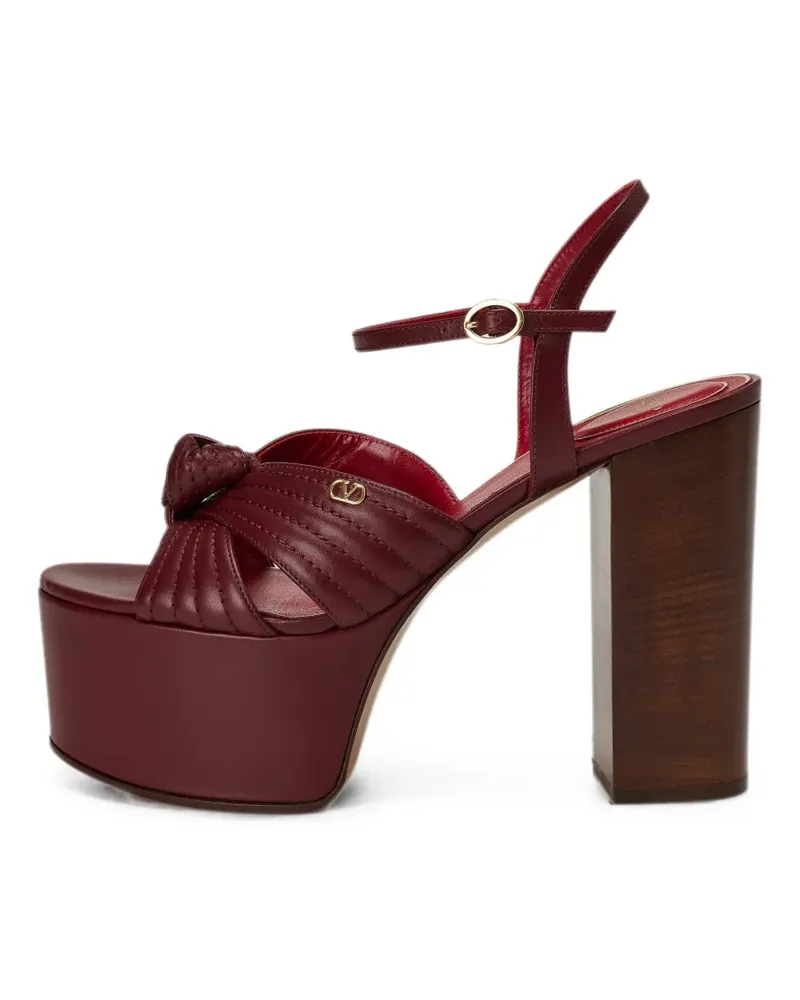 Valentino Garavani VLogo Signature Plateau-Sandalen - Rot Rot