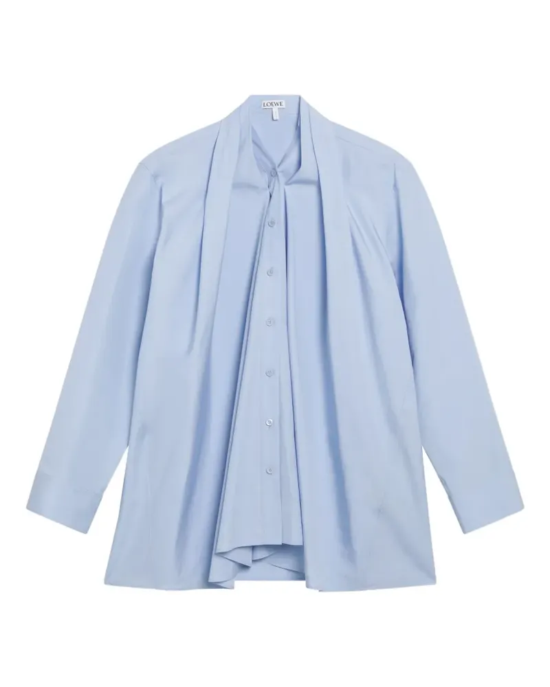 Loewe Drapiertes Hemd - Blau Blau