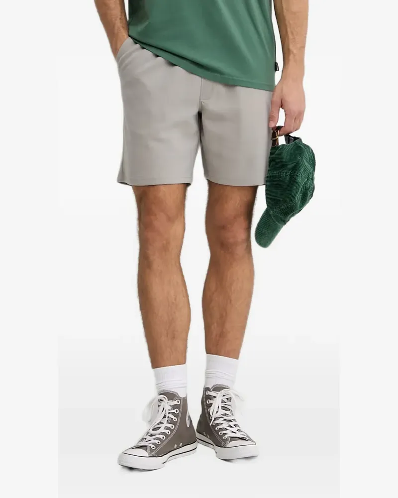 Hurley drawstring-waist logo-embroidered shorts - Grau Grau