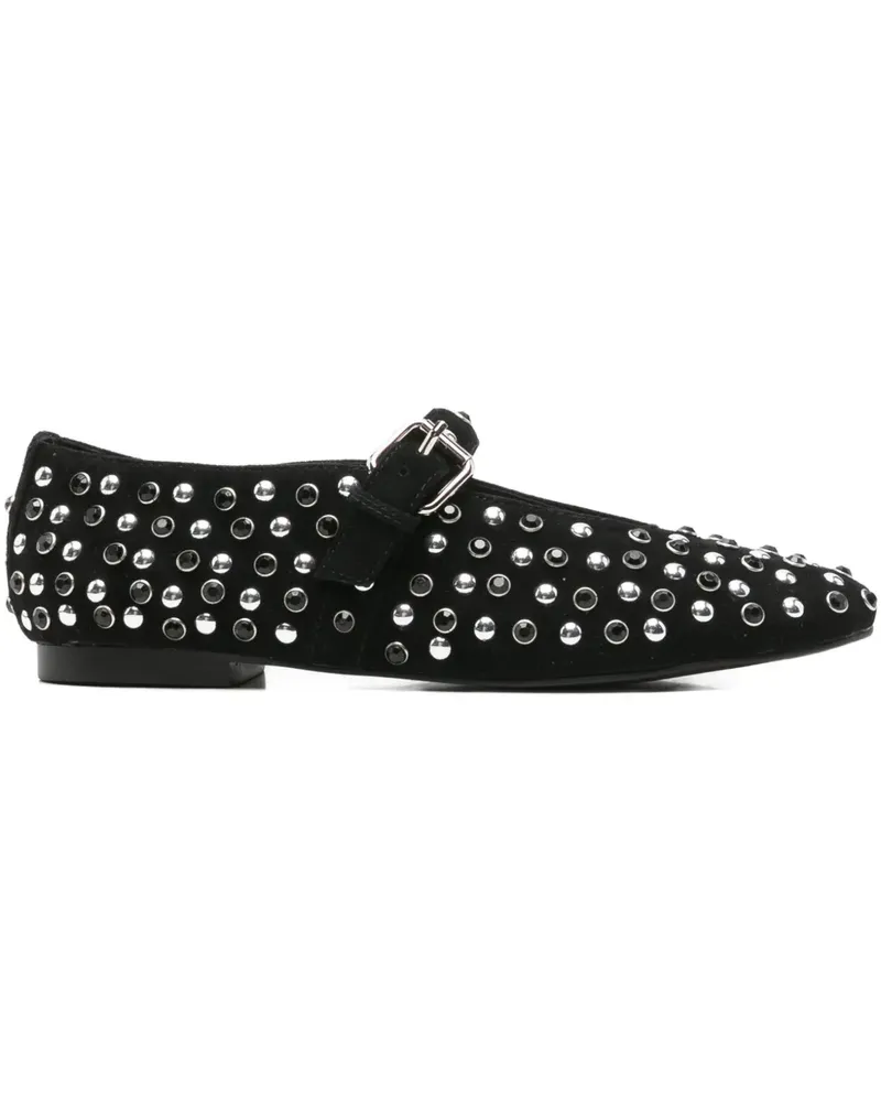 Bibi Lou Naila studded ballet flats - Schwarz Schwarz