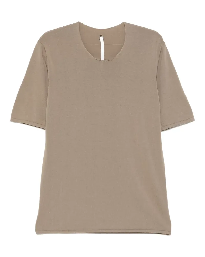 Label Under Construction Klassisches T-Shirt - Nude Nude