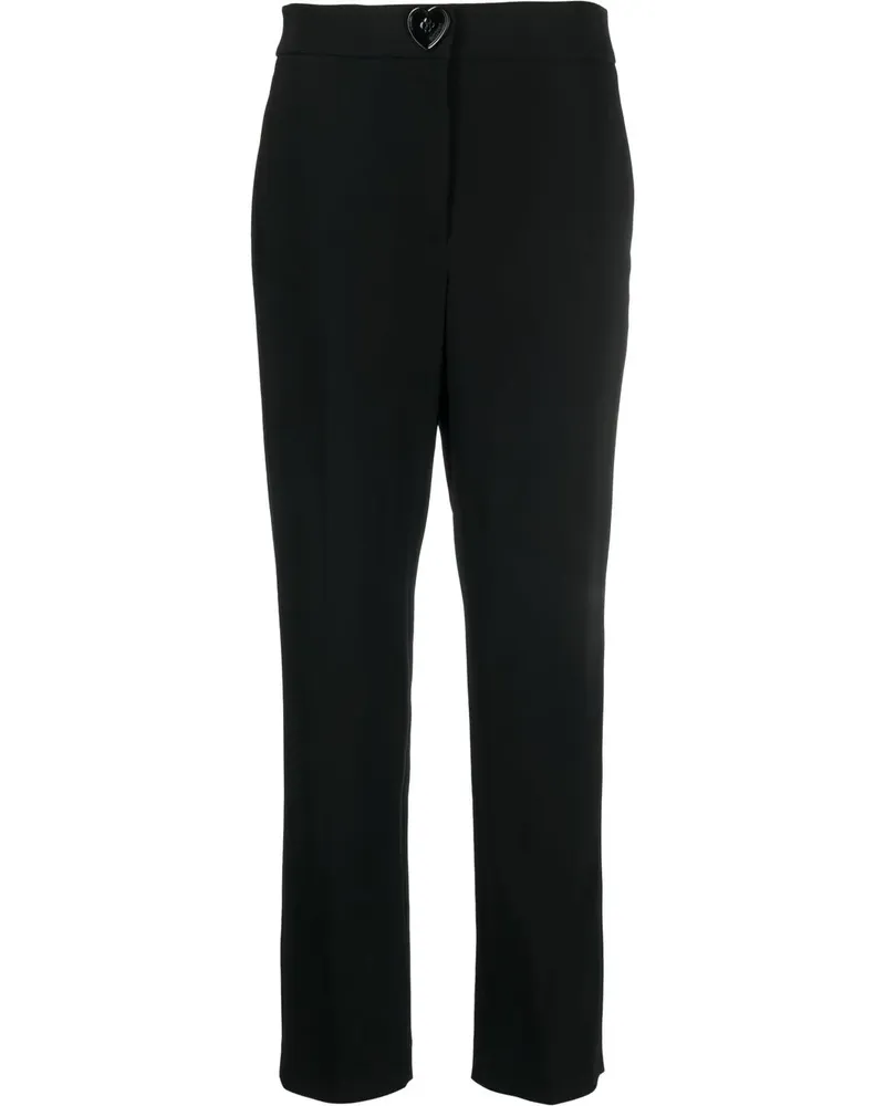 Moschino Hose mit Herzknöpfen - Schwarz Schwarz