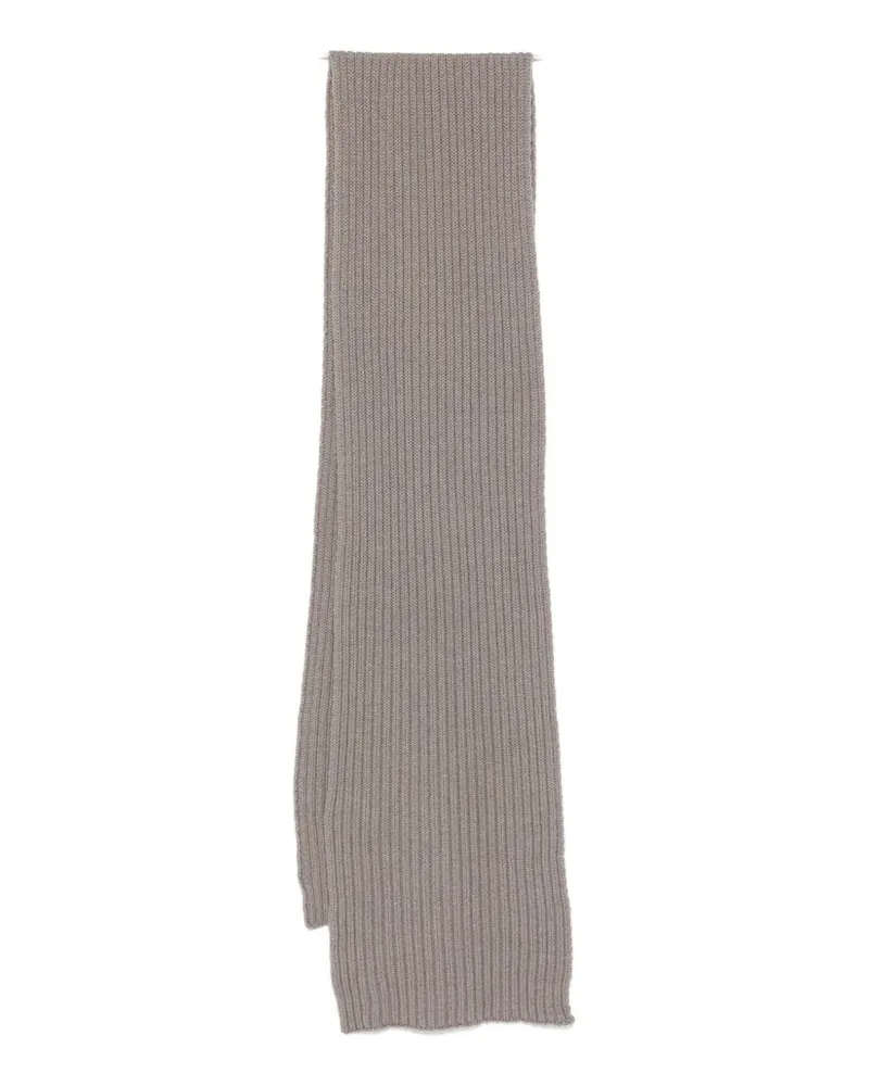 Dell'oglio ribbed scarf - Nude Nude